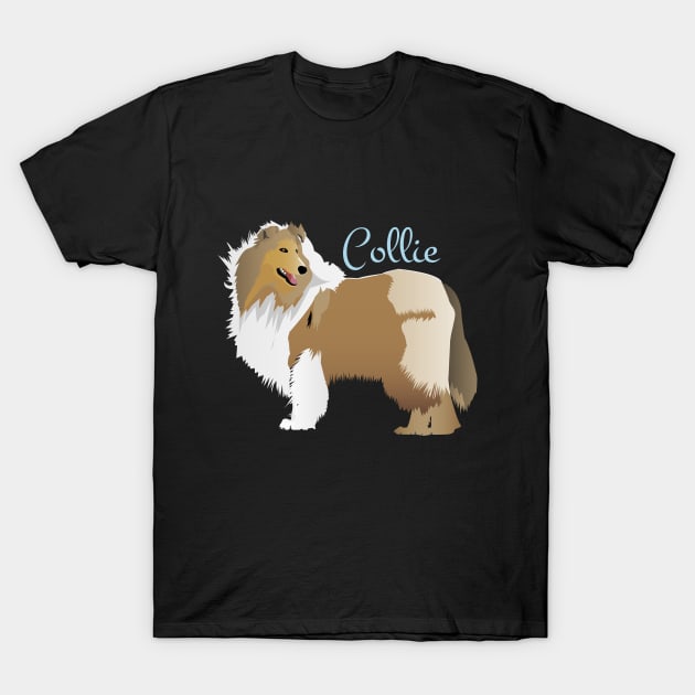 Graceful Rough Collie T-Shirt by NorseTech